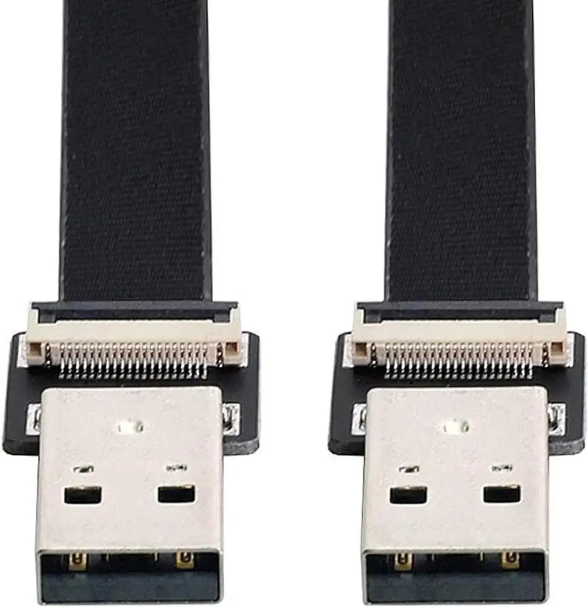 Vszerda Vszerda Flat Slim FPC USB 2.0 Type-A Male to Type-A Male Data Cable 100cm — product photo