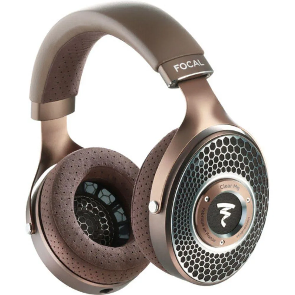 Focal Focal Clear MG Open-Back Headphones Chestnut Mixed Metal Finish — product photo