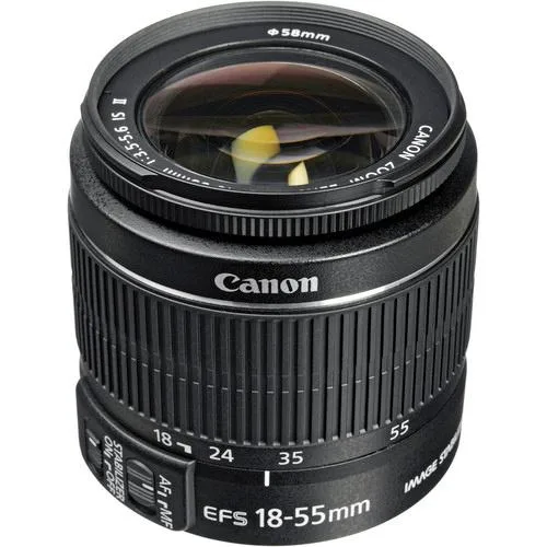 Canon International Canon International EF-S 18-55mm f/3.5-5.6 IS II Lens Kit - Black — product photo
