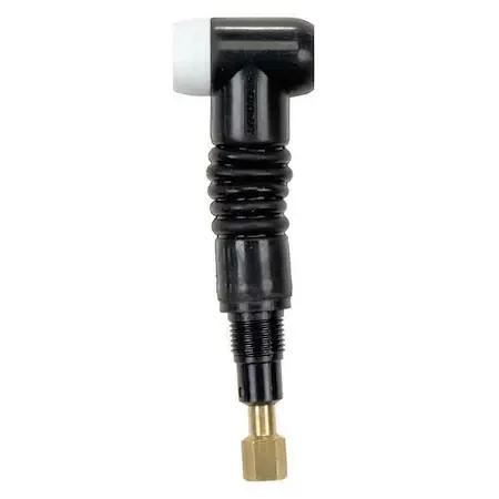 Miller Weldcraft WP-17F air-cooled TIG torch body, matte metal finish, compact cylindrical shape