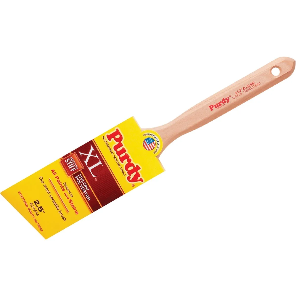 Purdy 152325 2-1/2 inch angle sash paint brush with wood handle