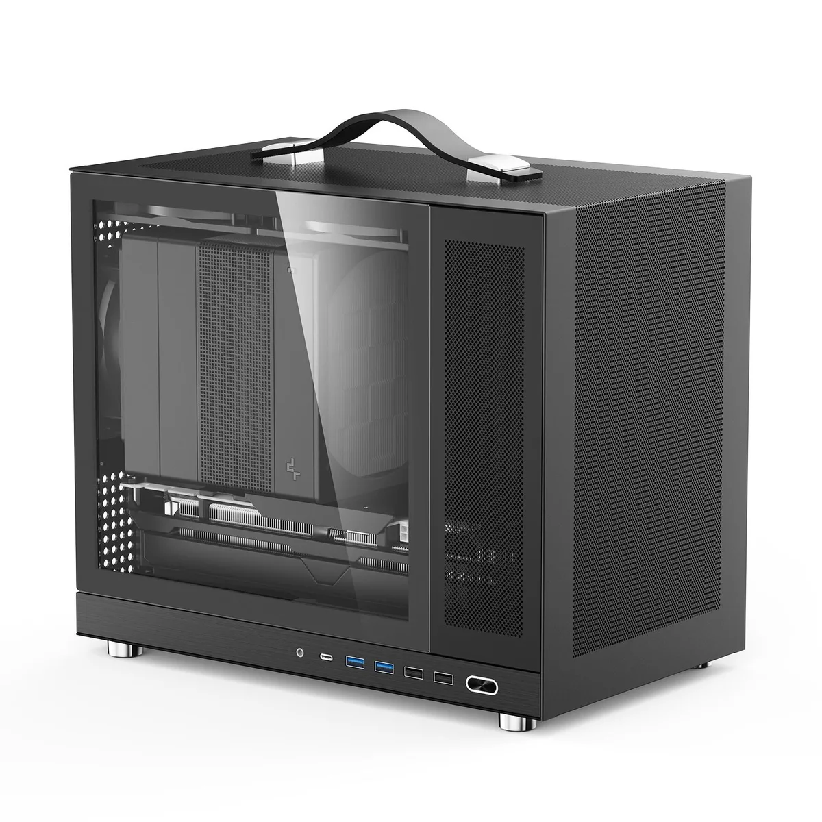 Shiny Snake Shiny Snake G350-Glass 20.8L MATX SFF PC case Black — product photo