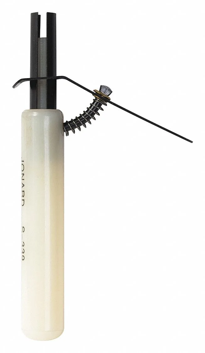 Jonard S-339 plastic lamp extractor tool with return spring, 4 inches long