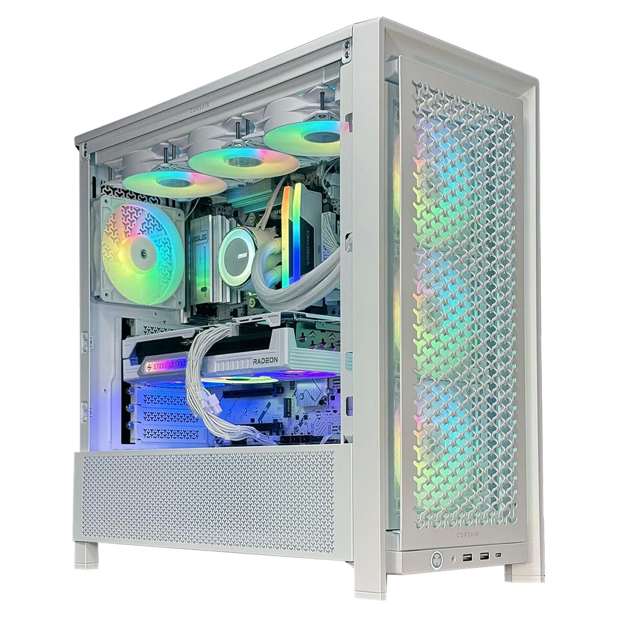 Andromeda Insights Andromeda Insights Lumen Elite Frame gaming PC Ryzen 7 9800X3D RX 9070 XT 16GB 32GB DDR5 2TB Gen4 850W Gold — product photo
