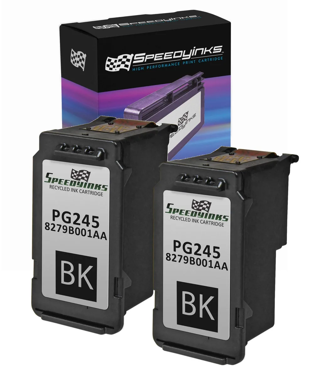 SpeedyInks SpeedyInks PG-245XL Black Ink Cartridges 2-Pack 600 Pages — product photo