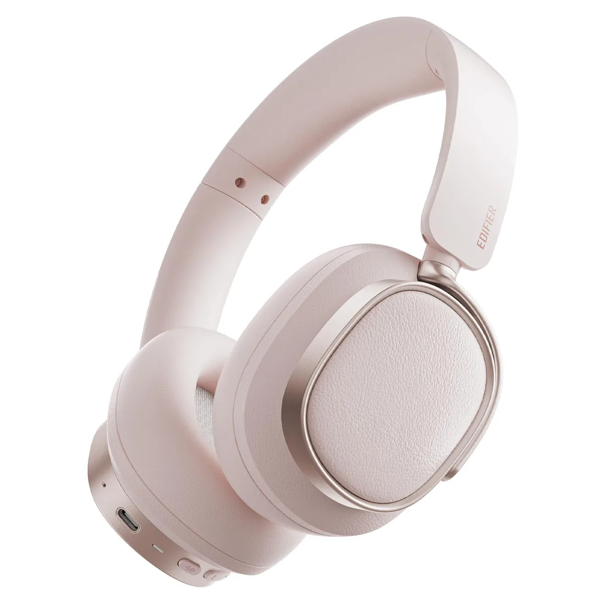 Edifier Edifier over-ear headphones pink 92h ANC -45dB 40mm drivers Bluetooth 5.4 260g — product photo