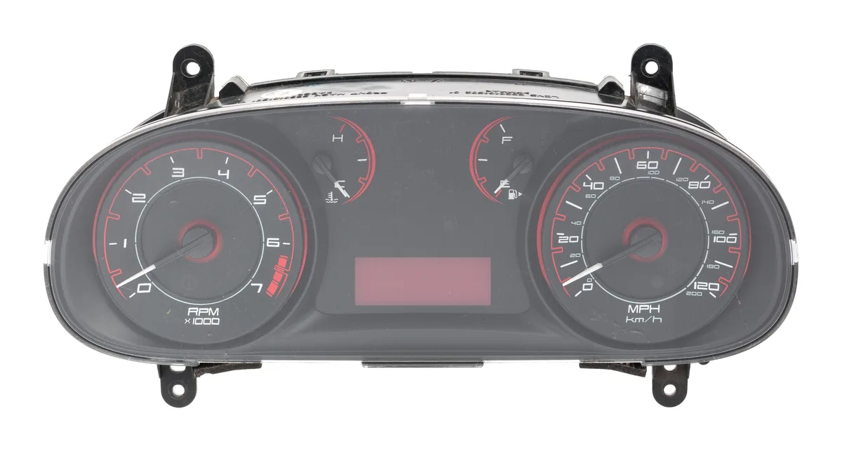 1 Factory Radio 1 Factory Radio 68088507AI Speedometer Cluster 2013 Dodge Dart — product photo