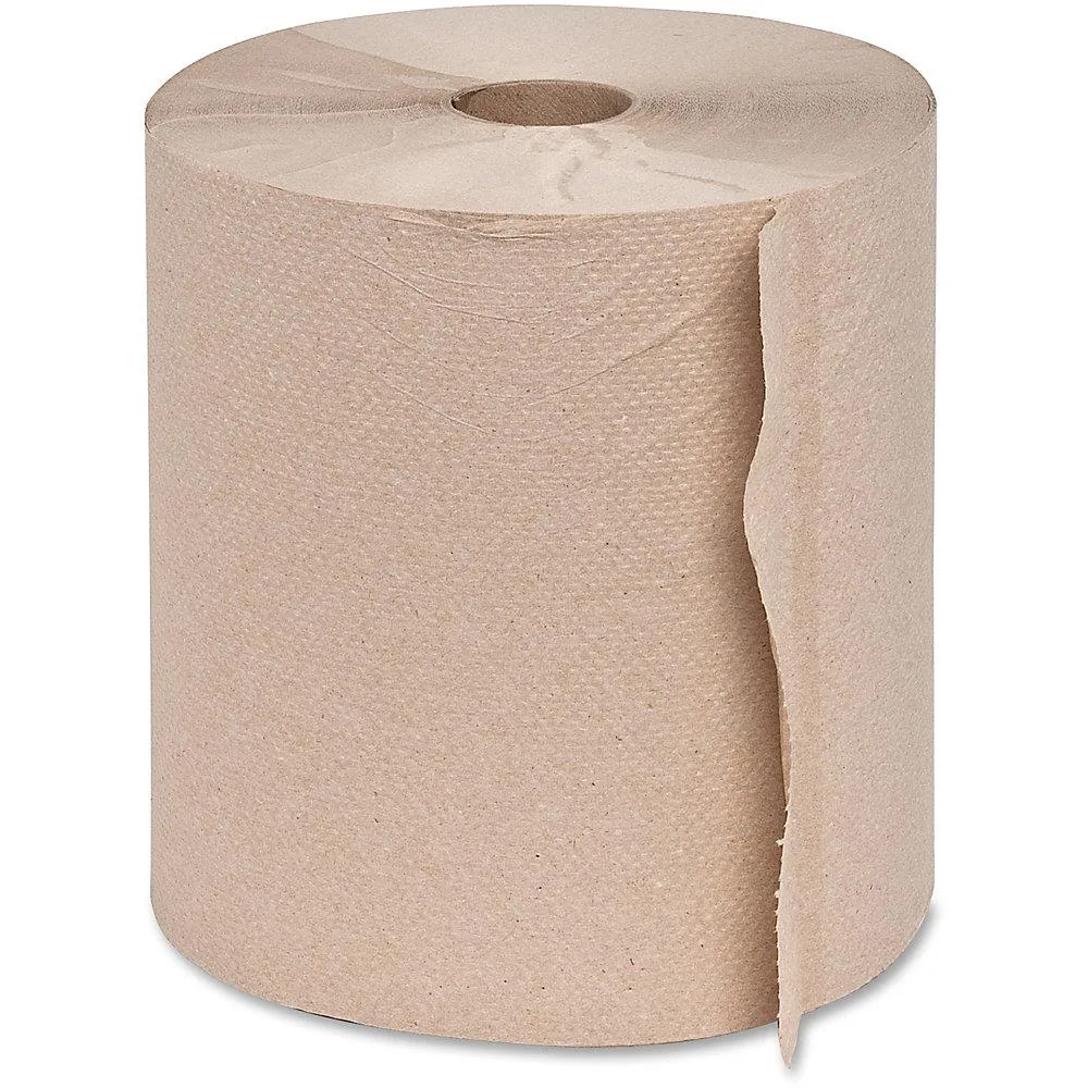 Genuine Joe Genuine Joe 22600 Hardwound Roll Towels 800' 6/CT Natural — toote foto
