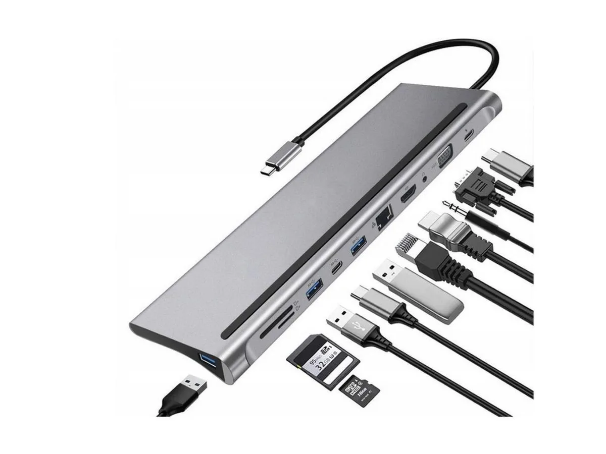 BONAEVER BONAEVER 11 in 1 Type C Adapter USB C Hub — product photo