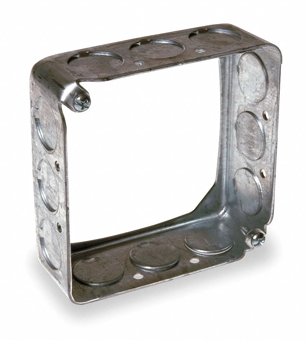 Hubbell Incorporated Hubbell Incorporated RACO 201 Extension Ring 2 Gangs Steel Square Box 22.5 cu in — product photo