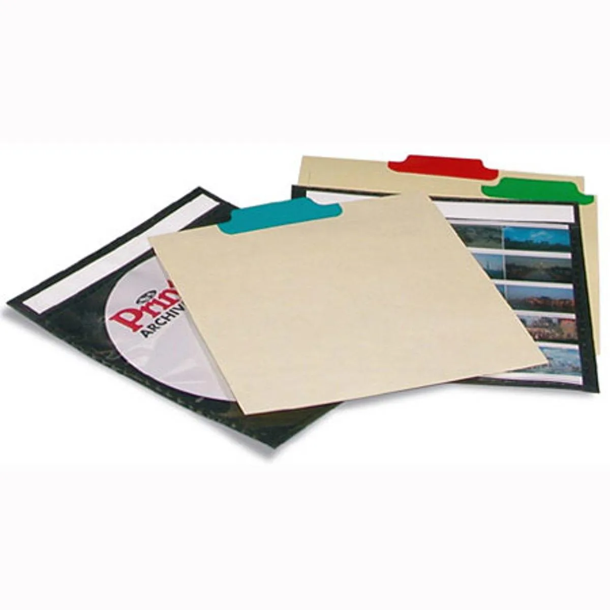 Print File Print File CD-TABDIV Acid-Free CD Tabbed Dividers 12 Pack — product photo