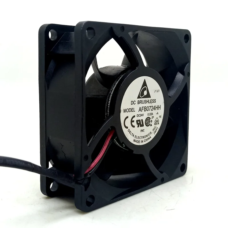 SXDOOL SXDOOL afb0724hh 70mm 24V 0.22A 3500 RPM dual ball case fan — product photo