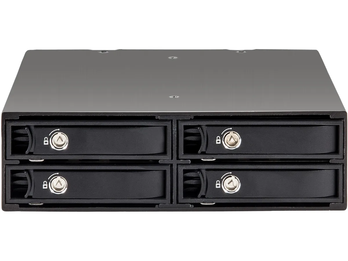 Syba Syba SY-MRA25038 4 Bay 2.5" SATA Mobile Rack for 5.25" Bay ssd accessory — product photo