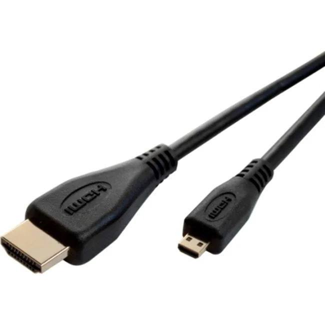 Nlp Comprehensive Nlp Comprehensive HDMI A to Micro D Cable 6 ft 24k Gold — product photo