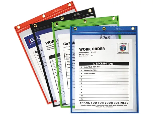 C-Line C-Line 50920 Literature Holder 9 x 12 Vinyl 20 Pack — product photo