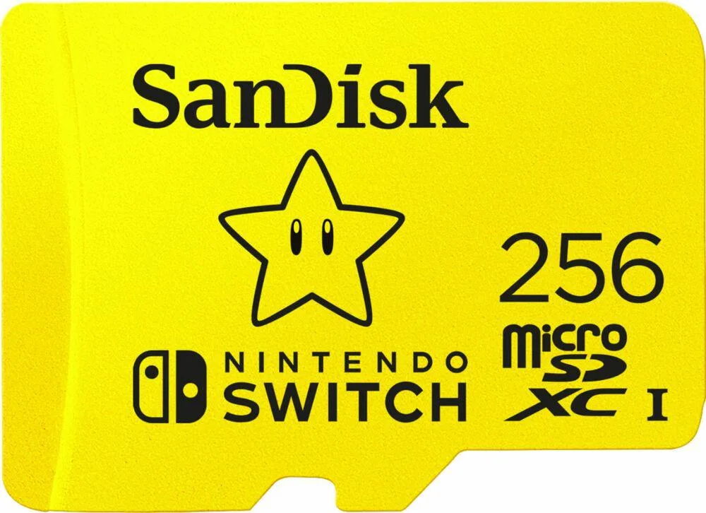 SanDisk SanDisk 256GB microSDXC UHS-I U3 Nintendo Switch memory card — product photo
