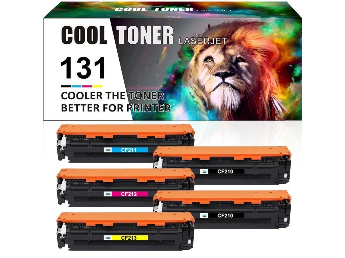 V4ink V4ink 5PK Toner Cartridges CF210A 131A LaserJet Pro 200 Color M251nw — product photo