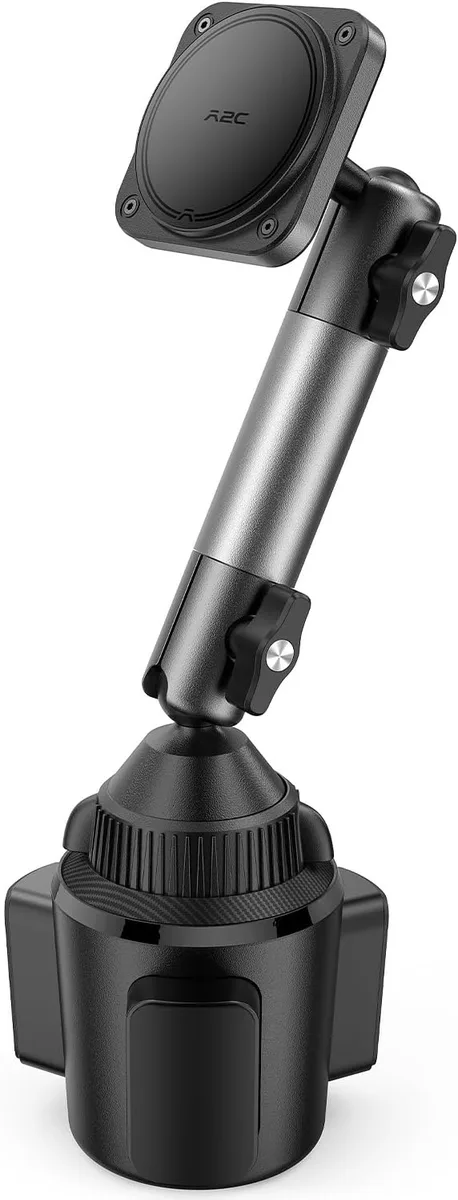 Keyence Keyence Heavy Duty Magnetic Cup Phone Holder Mount Aluminum Arm Dual Ring N55 Magnets 20mm Ball Joint — product photo
