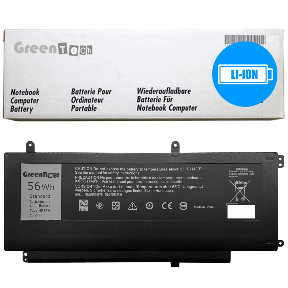 NShi NShi 4P8PH 7.4V 56Whr 7410mAh 4-cell laptop battery — product photo
