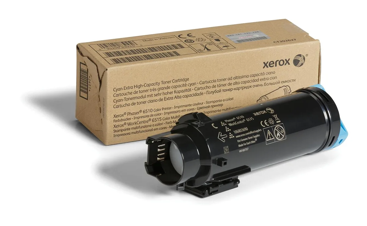 XEROX Xerox 106R03690 Cyan Extra High-Yield Toner Cartridge 4300 Pages — product photo