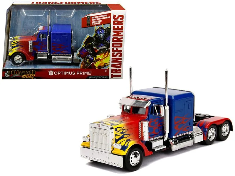 Jada Jada Optimus Prime Truck with Robot on Chassis Hollywood Rides 30446 game — product photo
