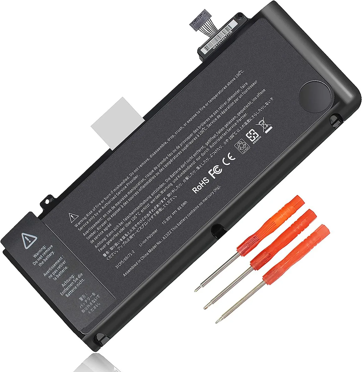 FOCUSTEC FOCUSTEC A1322 A1278 10.95V 63.5Wh laptop battery — product photo