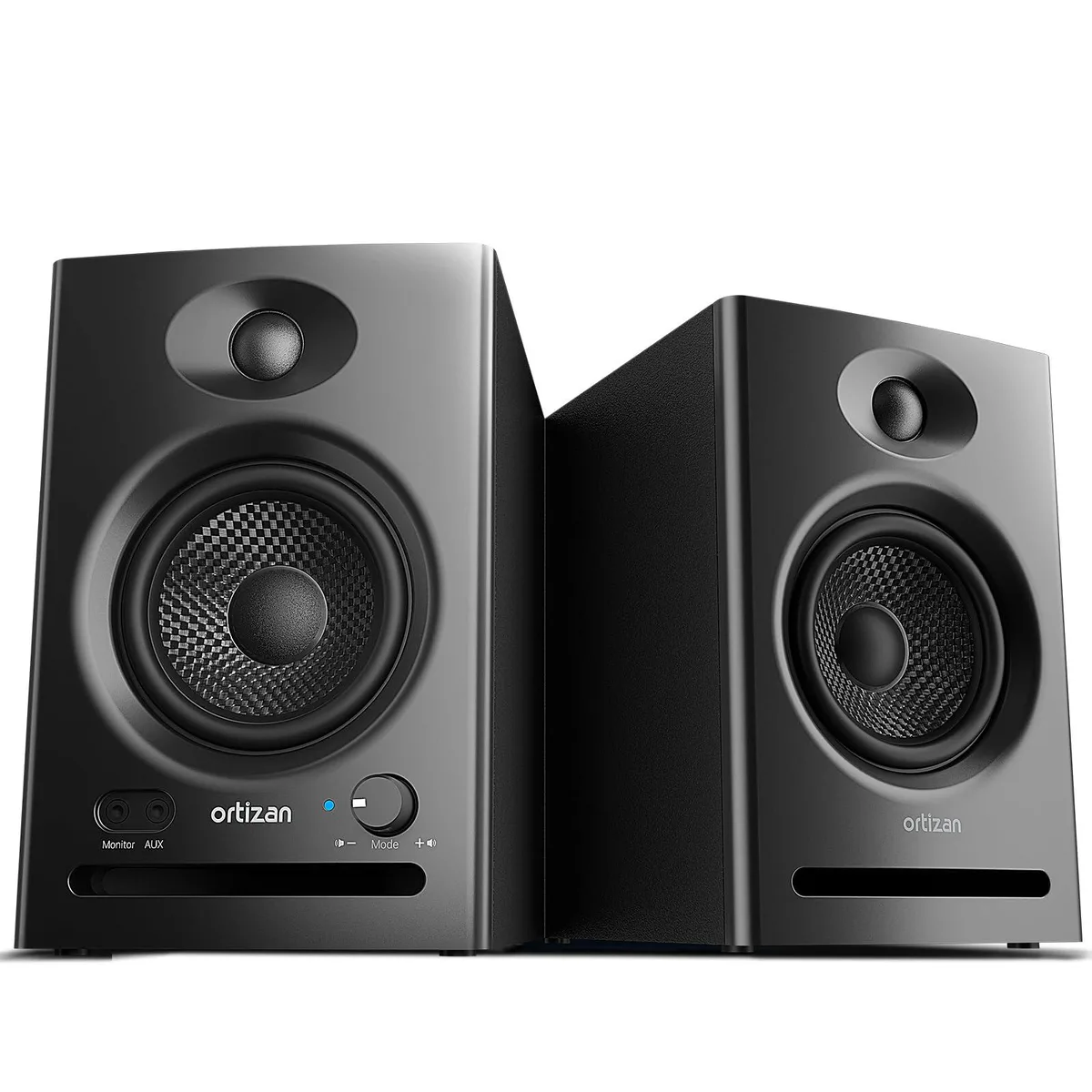Ortizan C7-professional 2.0 Studio Monitor Speakers (Pair, Black) 60W Bluetooth 5.3 — product photo