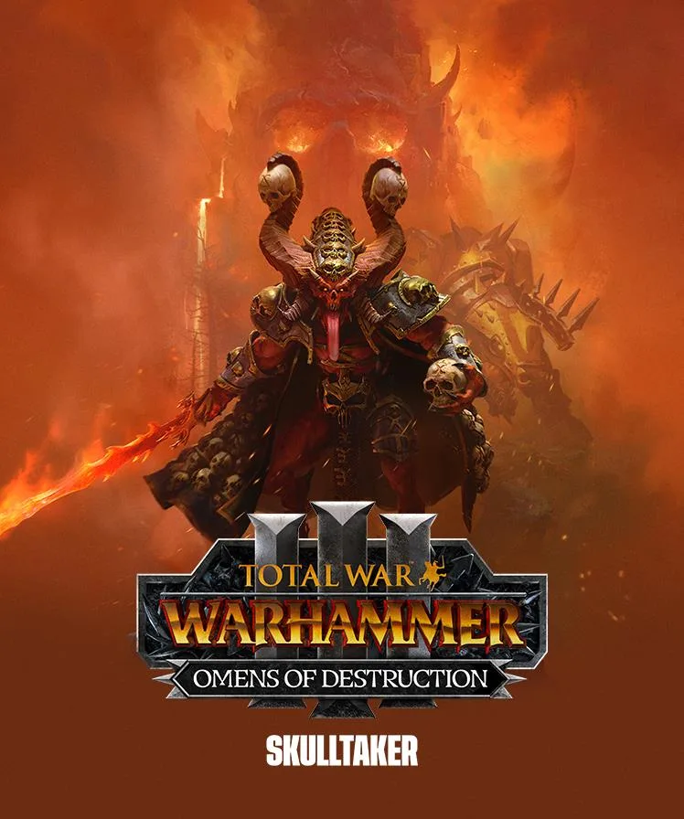 Sega Sega 82525 Total War: WARHAMMER III - Skulltaker – Omens of Destruction downloadable game — product photo
