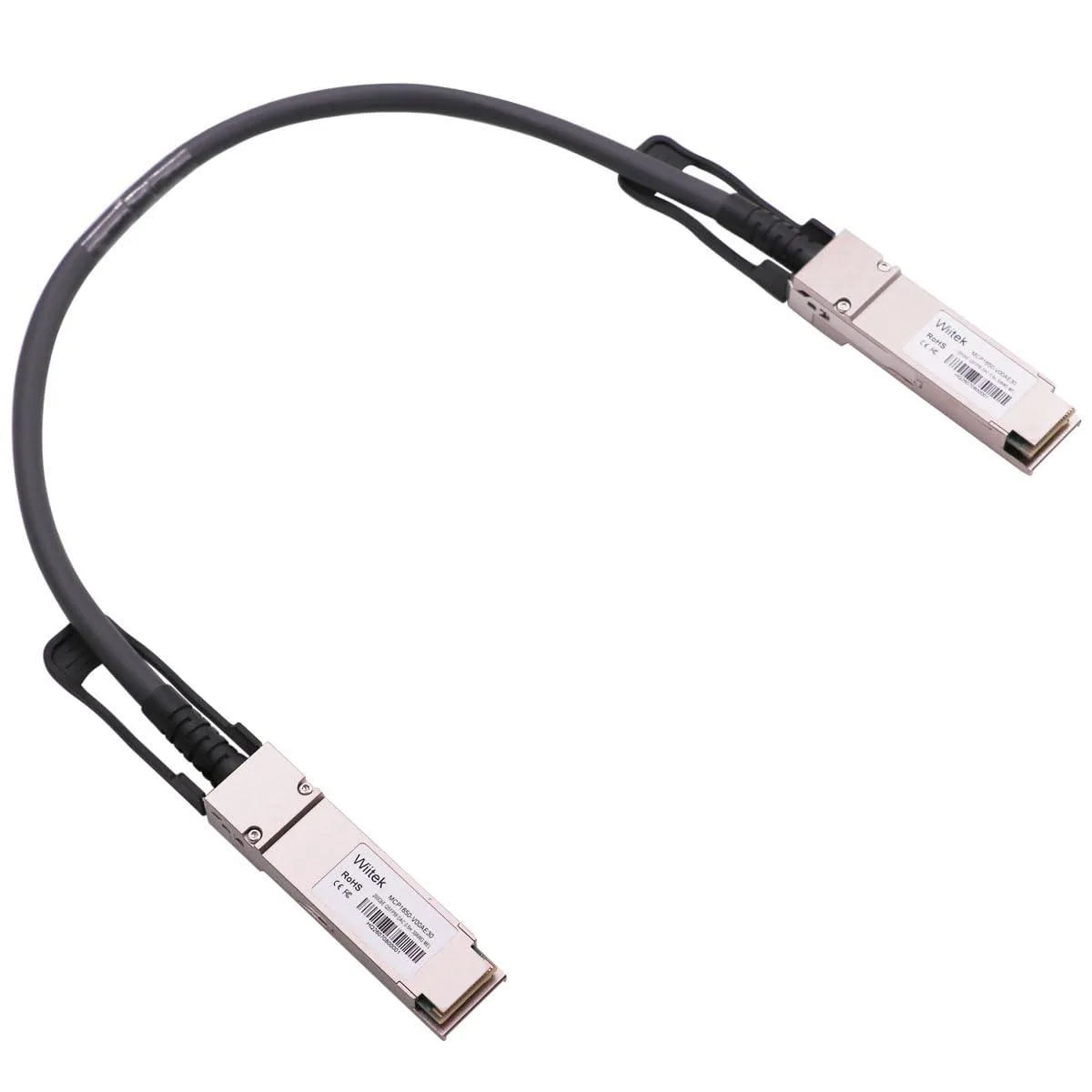 Wiitek Wiitek MCP1650-V00AE30 200GbE QSFP56 0.5m Passive Copper Twinax Cable — product photo