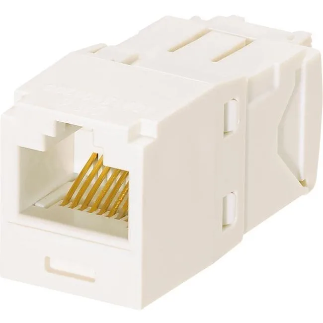Panduit Panduit CJ688TGAW Cat 6 RJ45 Adapter, Arctic White — product photo