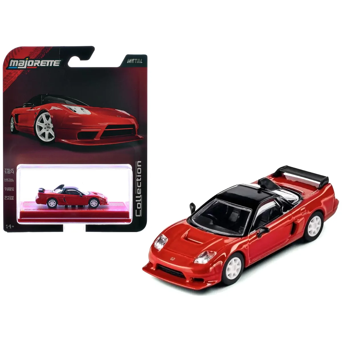 Majorette Majorette 1995 Honda NSX-R GT RHD Red Black Top Collection 1/64 Diecast Hobby Collectible — product photo