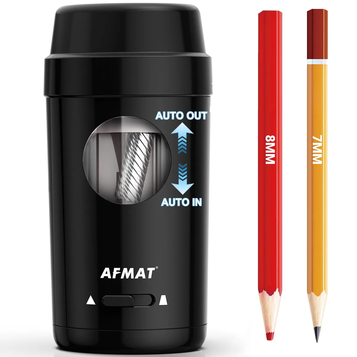 AFMAT PSX8BK Electric Pencil Sharpener Black — product photo