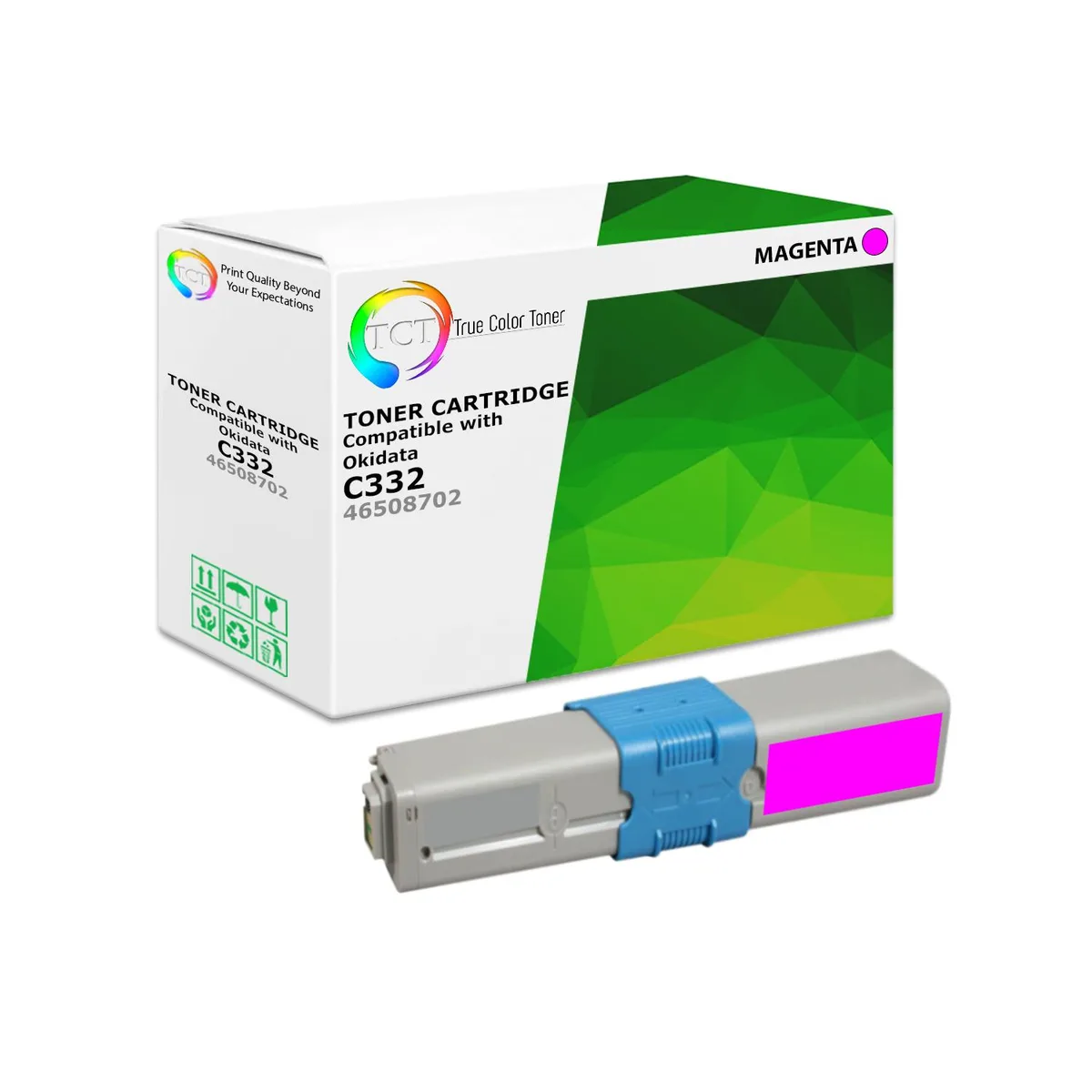 True Color Toner True Color Toner C332 Magenta Toner Cartridge 46508702 3000 Pages — product photo