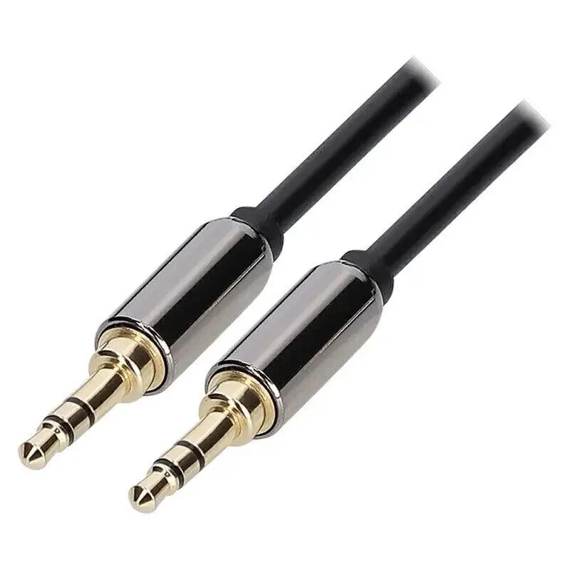 Ethereal Ethereal 3.5mm Male-to-Male Stereo Audio Cable 3ft Black — product photo