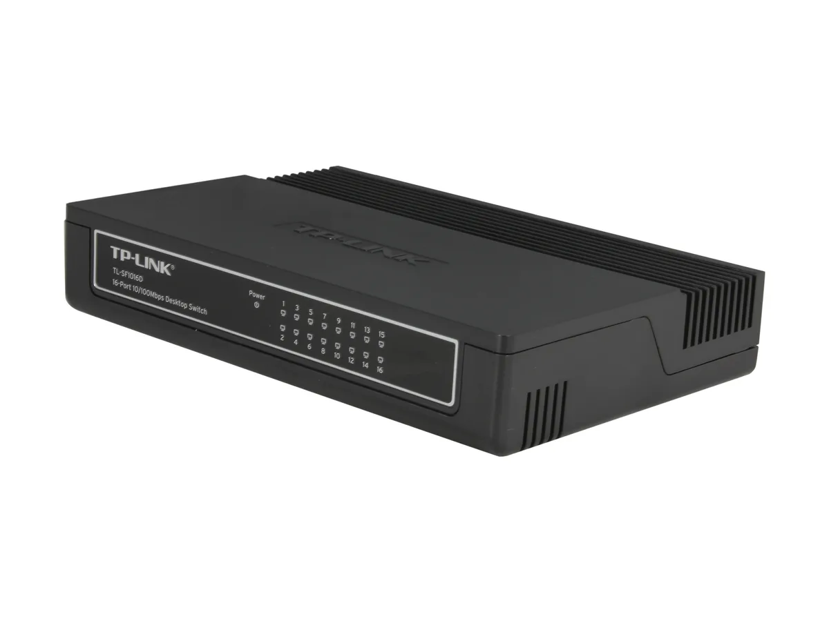 TP-Link TP-Link TL-SF1016D 16-port 10/100Mbps network switch — product photo