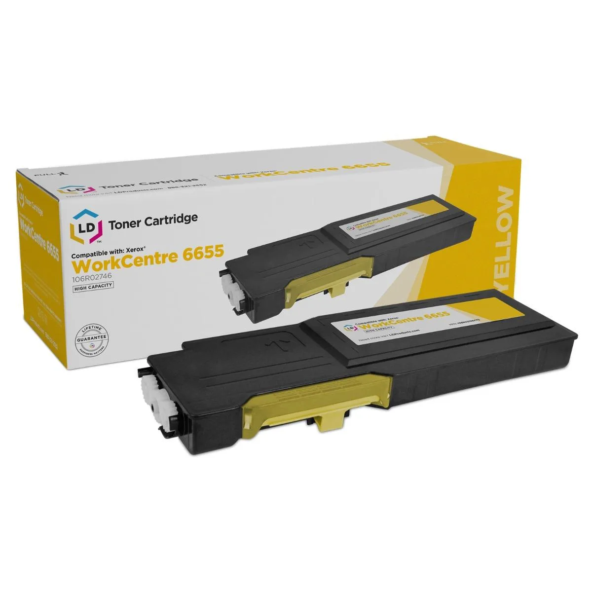 LD Products LD Products Compatible Toner Cartridge for Xerox 106R02746 High Yield Yellow — product photo