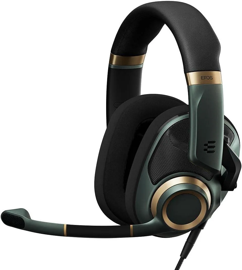 EPOS EPOS H6Pro Open Acoustic Gaming Headset Green — product photo