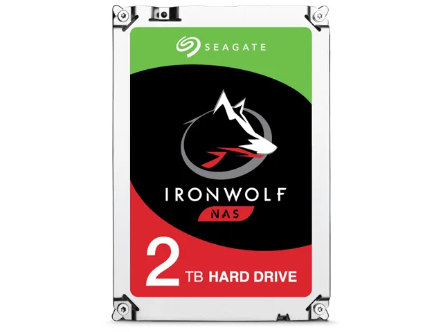 Seagate Seagate IronWolf ST2000VN004 2TB 5900 RPM 64MB SATA 6.0Gb/s 3.5" internal hard drive — product photo