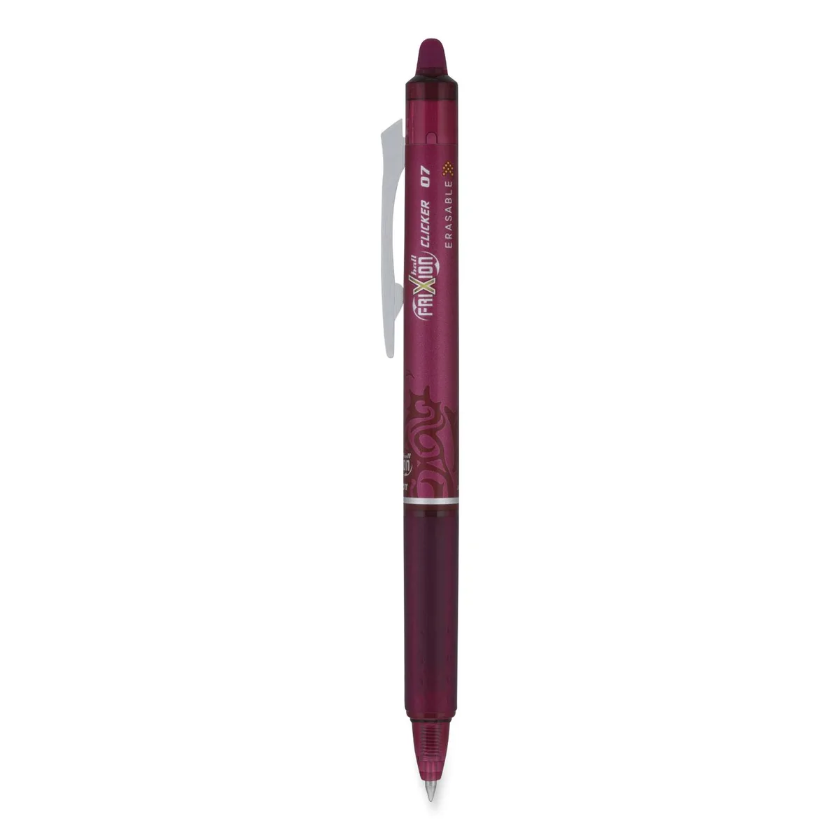 Pilot Pen Pilot Pen FriXion Clicker Retractable Gel Pen Fine 0.7 mm Burgundy Dozen PIL15131 — zdjęcie produktu