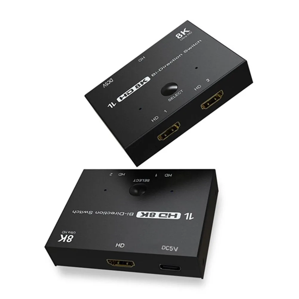 ESTONE ESTONE F0301 HDMI 2.1 Bi-Directional Switch Splitter 48Gbps 8K@60Hz 4K@120Hz — product photo