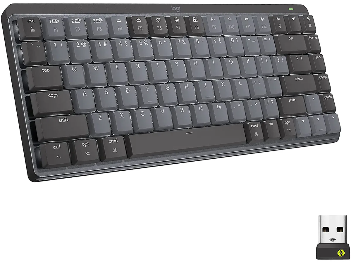 Logitech Logitech 920-010551 MX Mini Mechanical Keyboard Linear Graphite — product photo