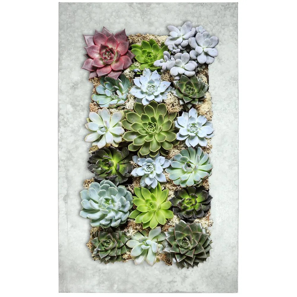 Vandue Corporation Vandue Corporation Wall Planter Aged Zinc 18 Pocket — product photo