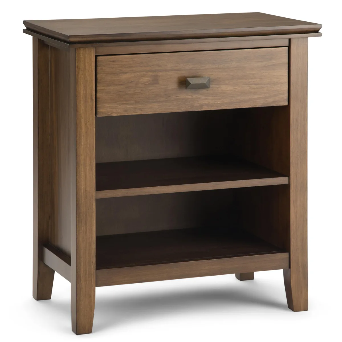 tuphen tuphen Artisan Bedside Table Rustic Natural Aged Brown 15x24x27 — product photo