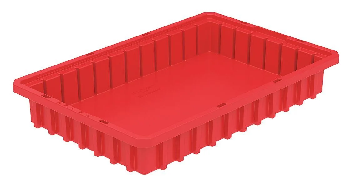 Akro-Mils Akro-Mils 33162RED Divider Box Red 16 1/2 in L 10 7/8 in W 2 1/2 in H — product photo