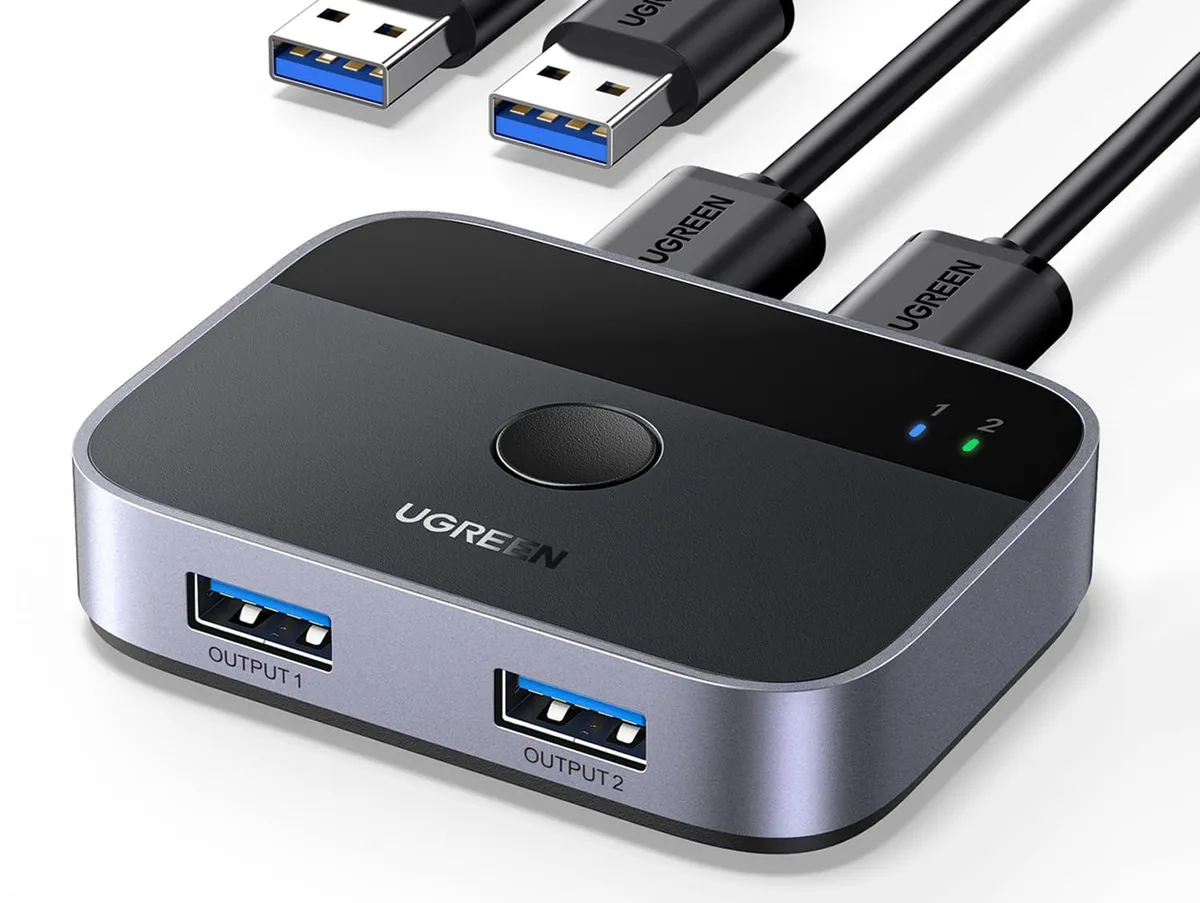 Explus-C Explus-C USB 3.0 Switch 2 in 2 Out KVM Switch — product photo