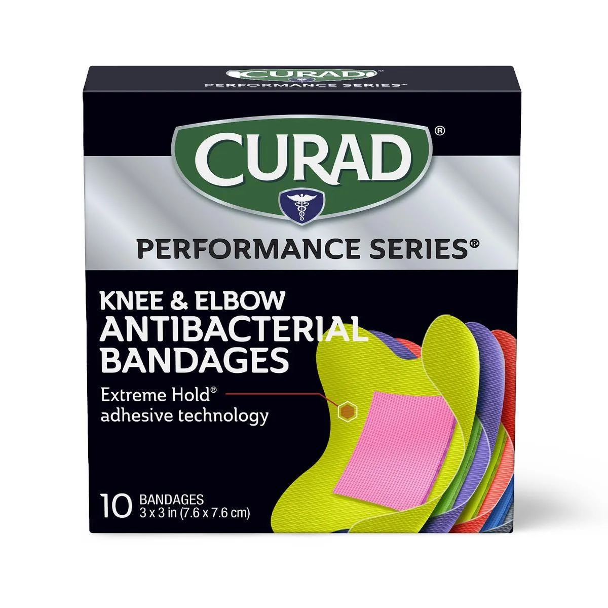  Curad CURIM5022H Antibacterial Bandages 10 Count — product photo