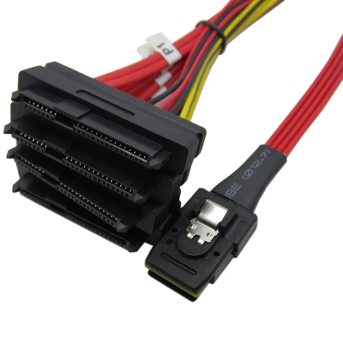 EN-Labs EN-Labs Mini SAS SFF-8087 to 4x SFF-8482 SAS Cable 1m Blue — product photo