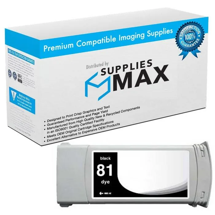 SuppliesMax SuppliesMax HP C4930A Black Inkjet Cartridge 680 ML — product photo