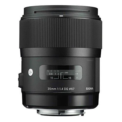 SIGMA SIGMA 35mm F1.4 DG HSM Art Lens for Nikon (Black) 340306 — product photo