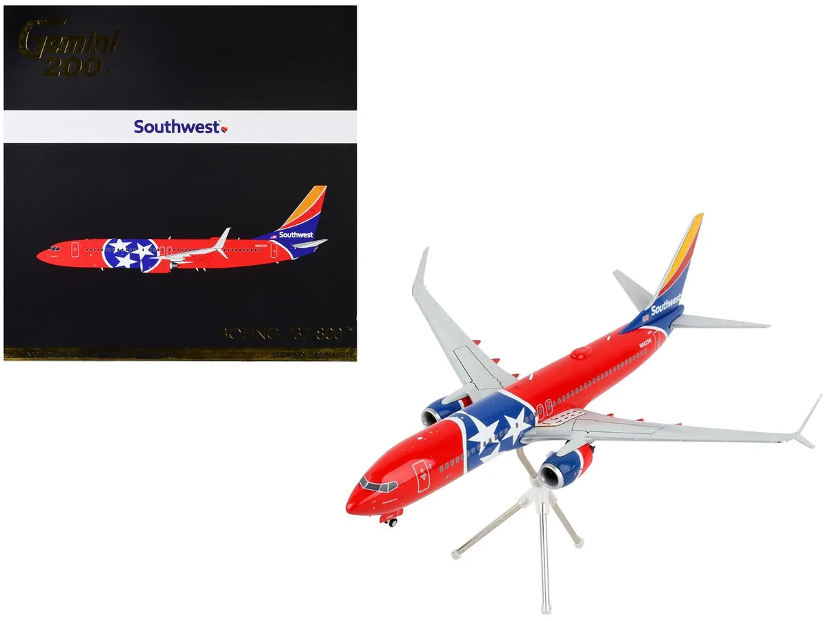 GeminiJets GeminiJets Boeing 737-800 "Tennessee One" 1/200 Diecast Model — product photo